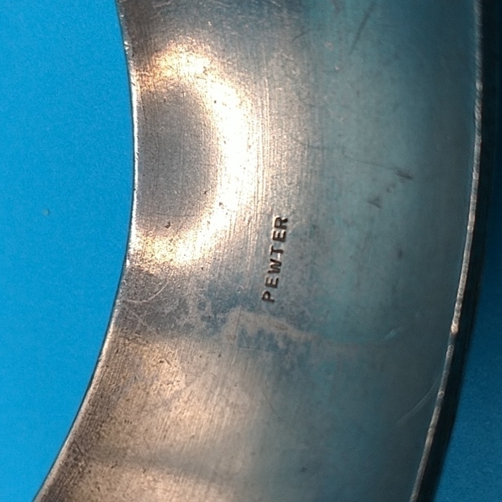 Pewter Solid Cuff Bracelet - image 2